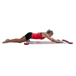 Pure2improve accessoire de glissade rouge et blanc
