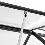 vidaXL Serre Anthracite Aluminium 3 97 m³