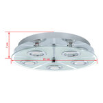 Plafonnier rond led eglo cabo