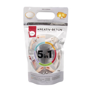 Béton créatif 5en1 gris granite sachet 1kg