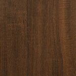 vidaXL Table de chevet chêne marron 40x35x47 5 cm bois d’ingénierie