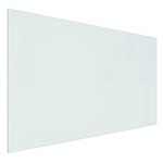 vidaXL Plaque de verre pour cheminée rectangulaire 100x60 cm