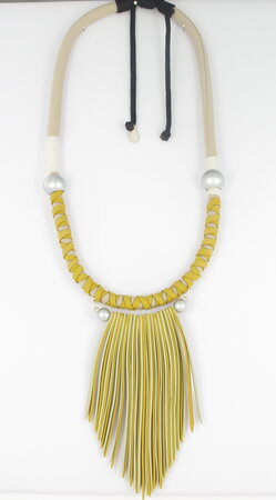 Collier moutarde