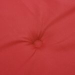 vidaXL Coussins de chaise de jardin 6 Pièces rouge 40x40x3cm tissu oxford