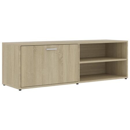 vidaXL Meuble TV Chêne sonoma 120x34x37 cm Aggloméré