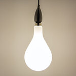 Ampoule led déco éclairante poire opaline au verre lacté  culot e27  24w cons. (185w eq.)  3200 lumens  lumière blanc neutre