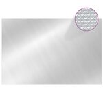 vidaXL Couverture de piscine rectangulaire 600x400 cm PE Argenté