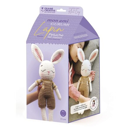 Ma peluche Amigurumi lapin en crochet