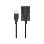 Rallonge USB 2.0 amplifiée Goobay - 5m M/F (Noir)