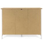 Commode en bois blanc nature 120x90x40cm