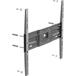 MELICONI 480952 Support mural TV fixe Slim SP 400 S PLUS  pour TV de 40'' a 82'' (101-208 cm)  + câble HDMI
