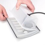 Smartwares applique murale avec capteur led 7 w gris gwi-172-hg
