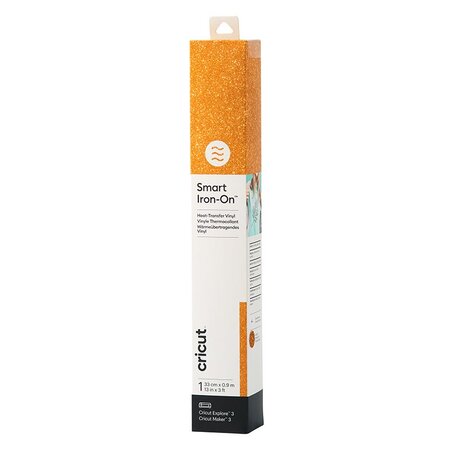 Cricut Smart Iron-On : Feuille Glitter Doré 33x91 cm