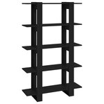 vidaXL Bibliothèque/Séparateur de pièce Noir 100x30x160 cm