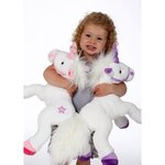 GIPSY Peluche Licorne Féerique Rose 42 cm
