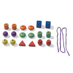 Ses creative set de grosses perles - j'apprends a enfiler