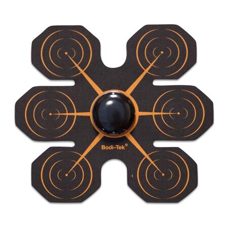 Bodi-tek accessoire de musculation bt-abtr noir et orange
