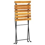 vidaXL Mobilier de bistro pliable 3 Pièces Bois d'acacia solide