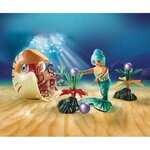 Playmobil 70098 - magic les sirenes - sirene avec escargot des mers