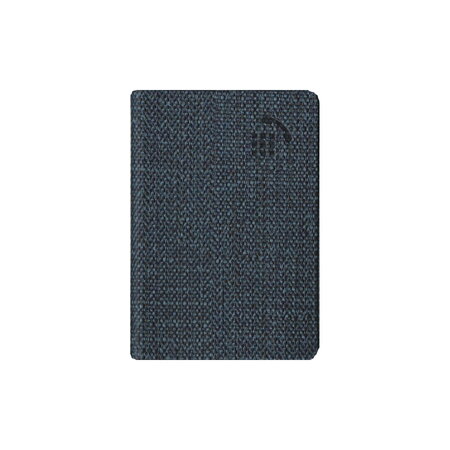 Répertoire / carnet d'adresses 7.5 x 11 cm - bleu chiné
