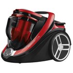 Rowenta ro7649ea aspirateur sans sac silence force cyclonic parquet  - 2 5 l- 65 db silencieux - rouge et gris
