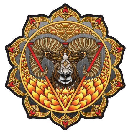 RAM OF THE 3rd CHAKRA Phil Lewis 2 onces argent monnaie 5 Dollars Solomon Islands 2022