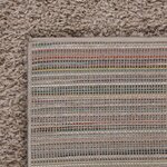 vidaXL Tapis shaggy à poils longs Beige 120x170 cm