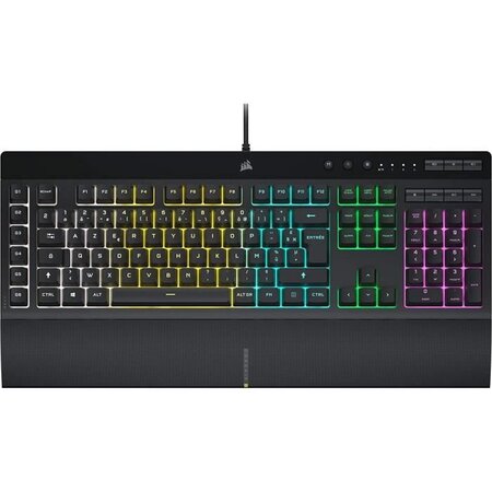 CORSAIR Clavier gamer K55 RGB PRO, 5Z RGB, Rubber Dome (CH-9226765-FR)