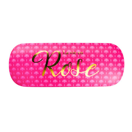 Boîte à lunettes fuchsia - La vie en rose