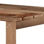 vidaXL Canapé palette de jardin 3 places et coussins vert Pinède