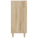 vidaXL Buffet chêne sonoma 90x34x80 cm bois d'ingénierie