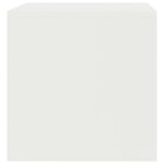 vidaXL Meuble TV Blanc 80 x 40 x 40 cm Aggloméré