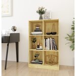vidaXL Bibliothèque 70x33x110 cm Bois de pin massif