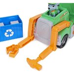 Pat patrouille - camion de recyclage de rocky reuse it paw patrol - 6060259 - figurine rocky incluse - jeu enfant