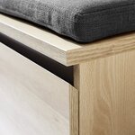 Germania Banc à chaussures Lissabon 95 9x39 2x48 3 cm Hêtre noble