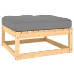 vidaXL Salon de jardin 13 Pièces avec coussins Bois de pin massif