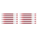 Recharge pour stylo roller v-ball rt pointe 0 7 mm rouge x 12 pilot