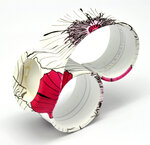 Bracelet de montre classic waterprint coquelicot