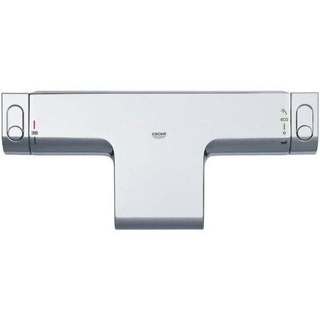 GROHE Mitigeur mural thermostatique bain/douche ½ Grohtherm 2000 34174001 - Jet cascade - Limiteur de température - Economie d'eau -