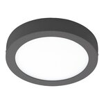 EGLO Applique/plafonnier LED d'extérieur Agrolis-C 16 5 W Rond Noir