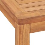 vidaXL Ensemble à dîner de jardin 5 Pièces Bois de teck massif