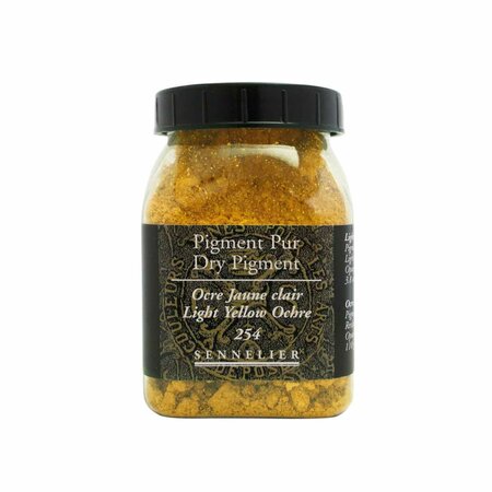 Pigment pour création de peinture - pot 110 g - ocre jaune clair