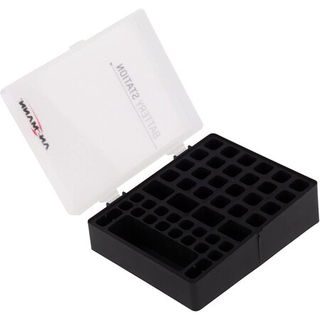 Boîte de rangement pour batteries, pour 48 batteries ANSMANN