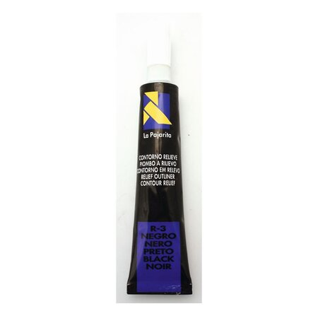 Cerne pour peinture vitrail Contour noir 20 ml