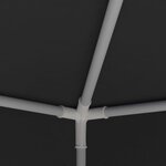 vidaXL Tente de réception professionnelle 4x4 m Anthracite 90 g/m²