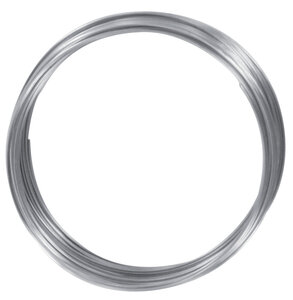 Fil mémoire de forme pour bracelet Argenté 30 tours 6 cm