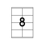 Pack 200 Cartes 105X70mm Blanc