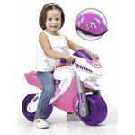 Porteur Motofeber 2 Racing - rose - FEBER - avec casque