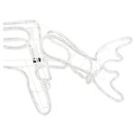 vidaXL Rennes de Noël 2 Pièces blanc froid 73x31x45 cm