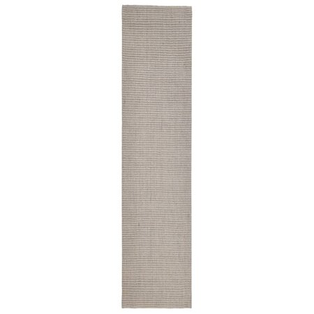 vidaXL Tapis Sisal naturel 80x350 cm Sableux